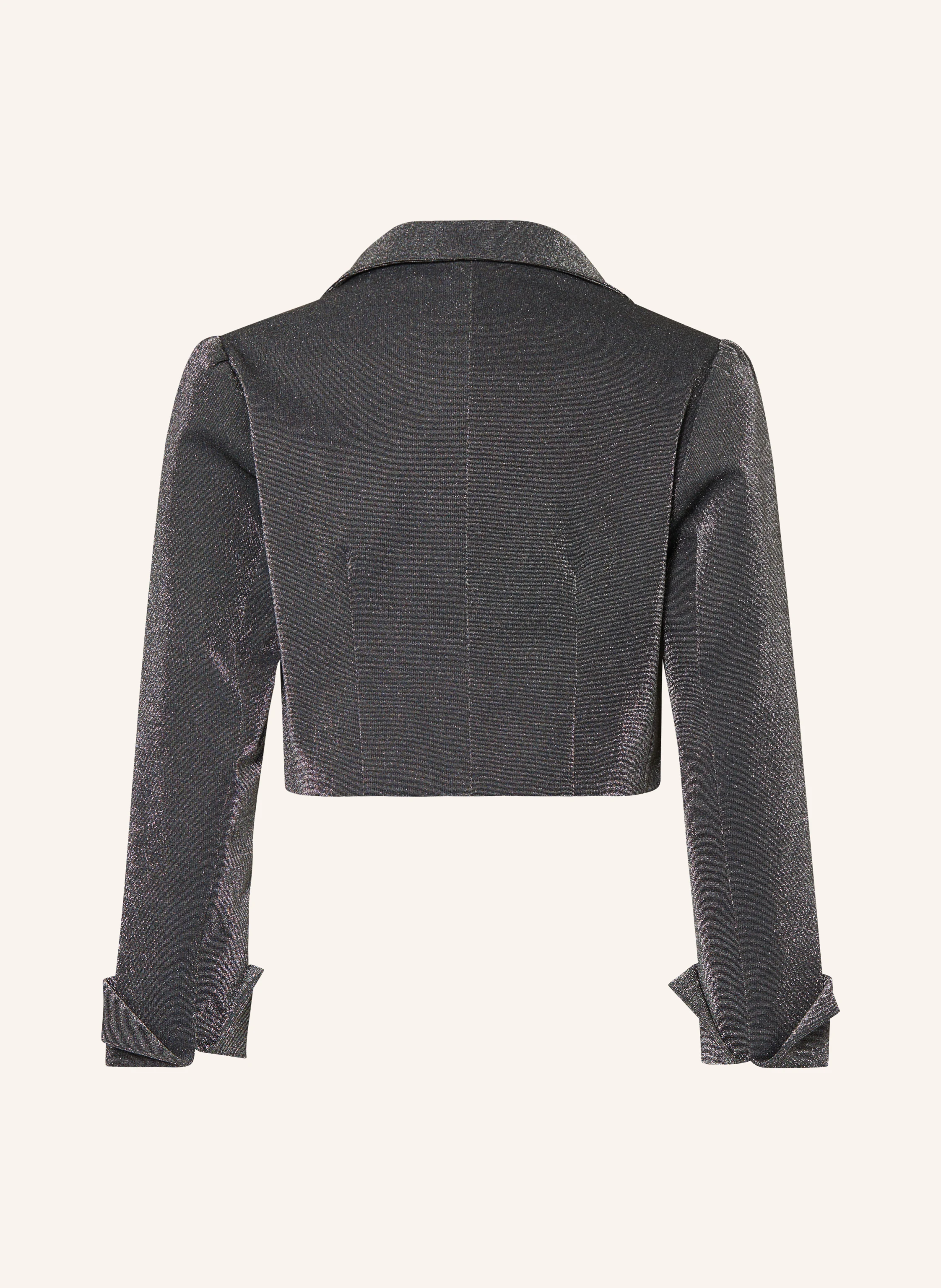 BLUE EFFECT Cropped-Blazer mit Glitzergarn