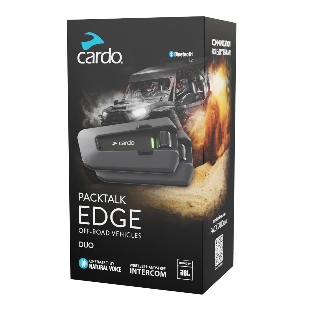 Cardo - Intercom Packtalk Edge Orv Solo Noir