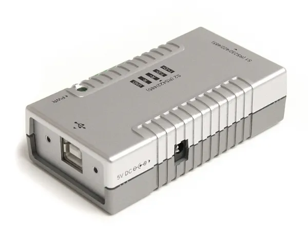 Startech.com USB auf 2x Seriell Adapter - USB zu RS232 / RS422 / RS485 Seriell Konverter (COM) - Serieller Adapter - USB 2.0 - RS-232, RS-422, RS-485 - 2 Anschl?sse - Grau (ICUSB2324852)