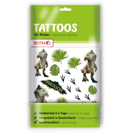 Roth Kinder-Tattoo, Tyrannosaurus
