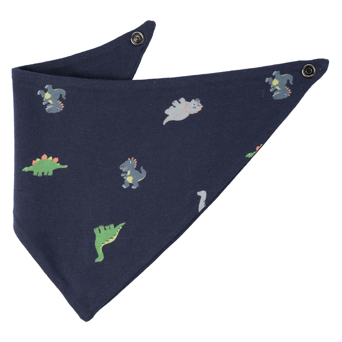 Topomini Baby Bandana mit Dino-Motiven dunkelblau