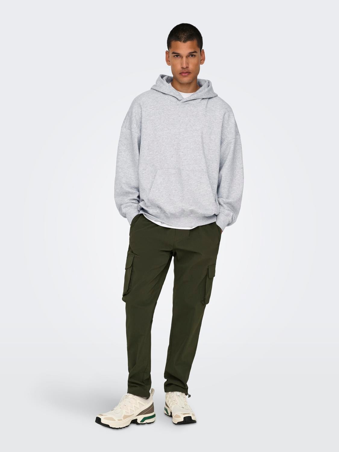 ONSTURNER Sweatshirt Light Grey Melange
