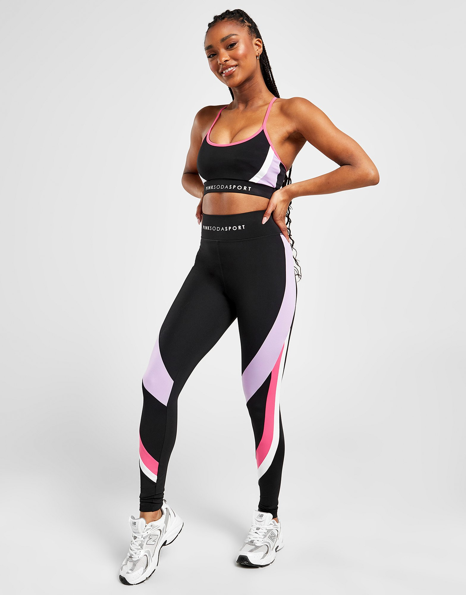 Pink Soda Sport Legging Paradise Colour Block Femme