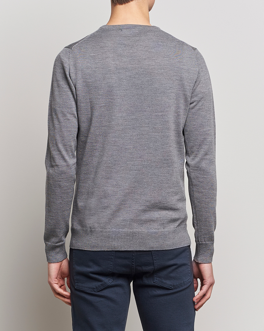 J.Lindeberg Lyle True Merino Crew Neck Pullover Grey