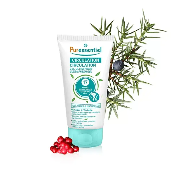 Puressentiel Gel Circulação Ultra Fresco com 17 Óleos Essenciais 125ml