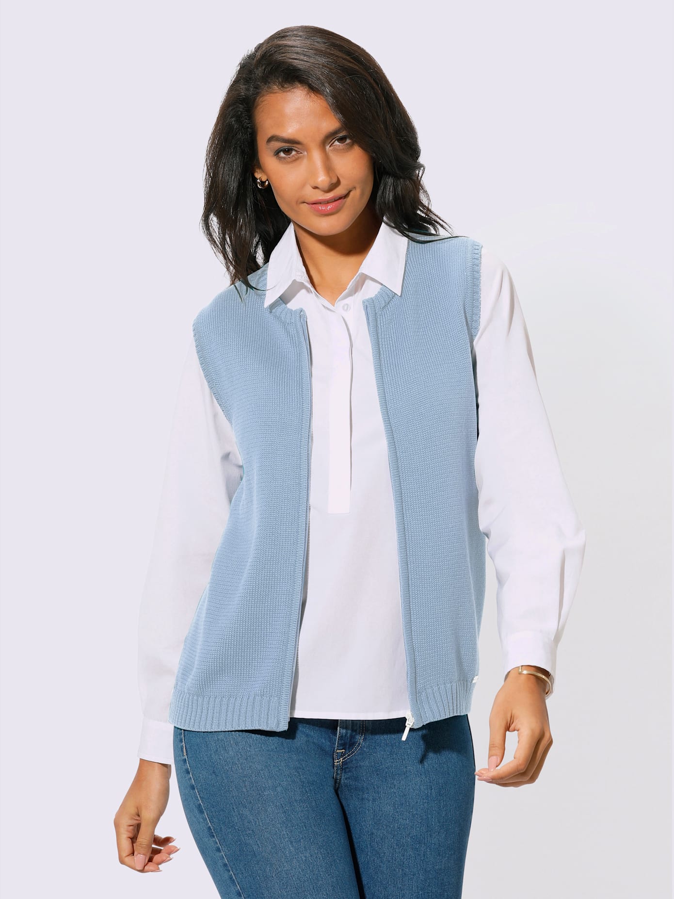 Gilet en tricot 50% coton