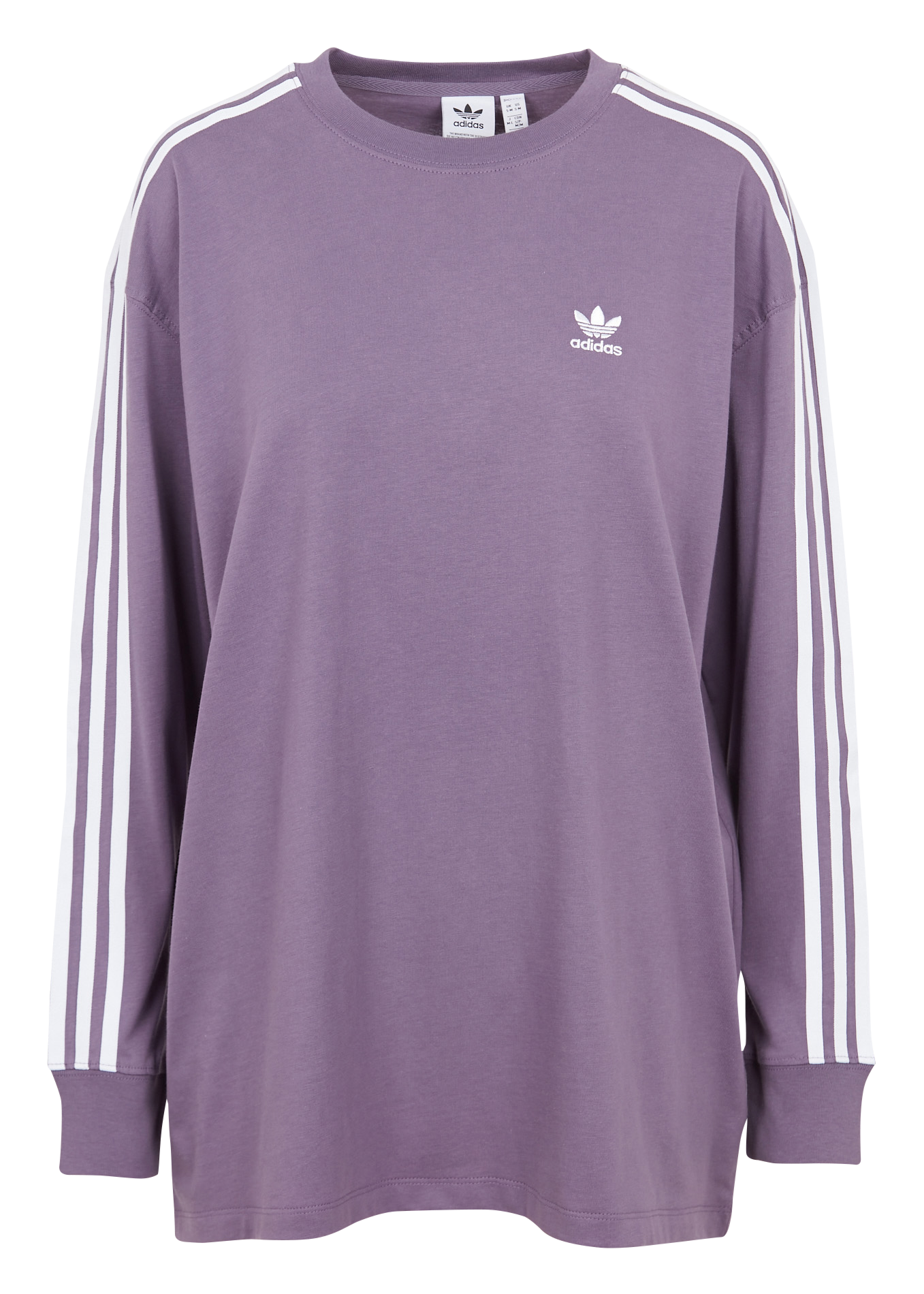 Tee-shirt col rond en coton | Violet
