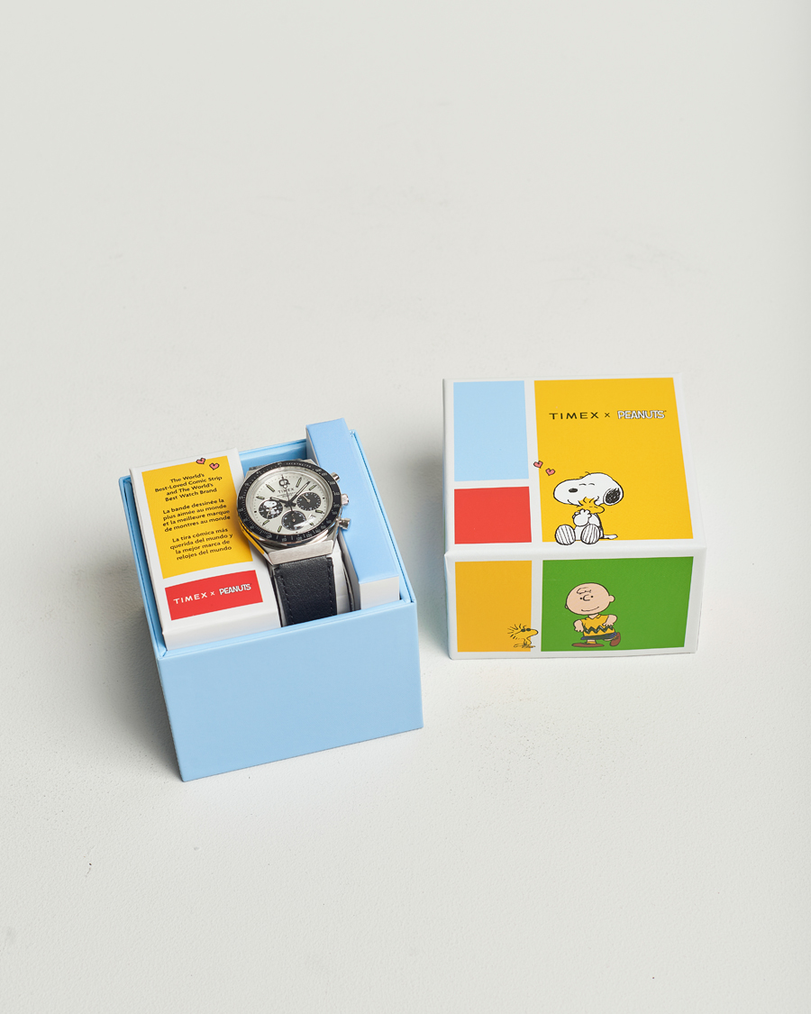 Timex Q Timex Snoopy Chronograph 40mm White Dial