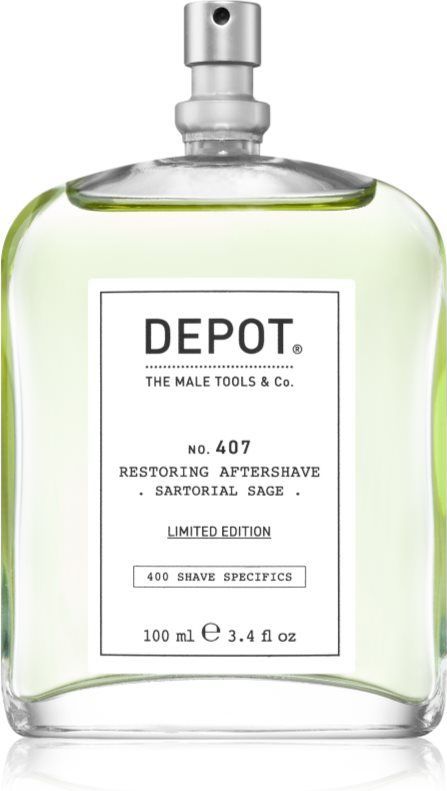 DEPOT - NR. 407 Restoring Aftershave - 100 ml - Sartorial Sage