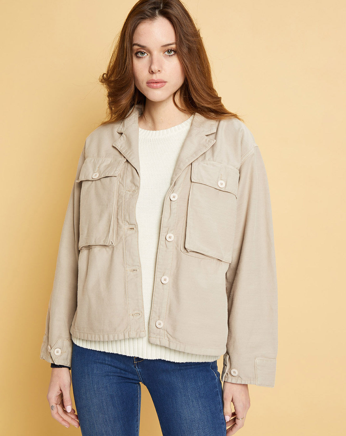Acquaverde Veste Gabardine Ashley beige