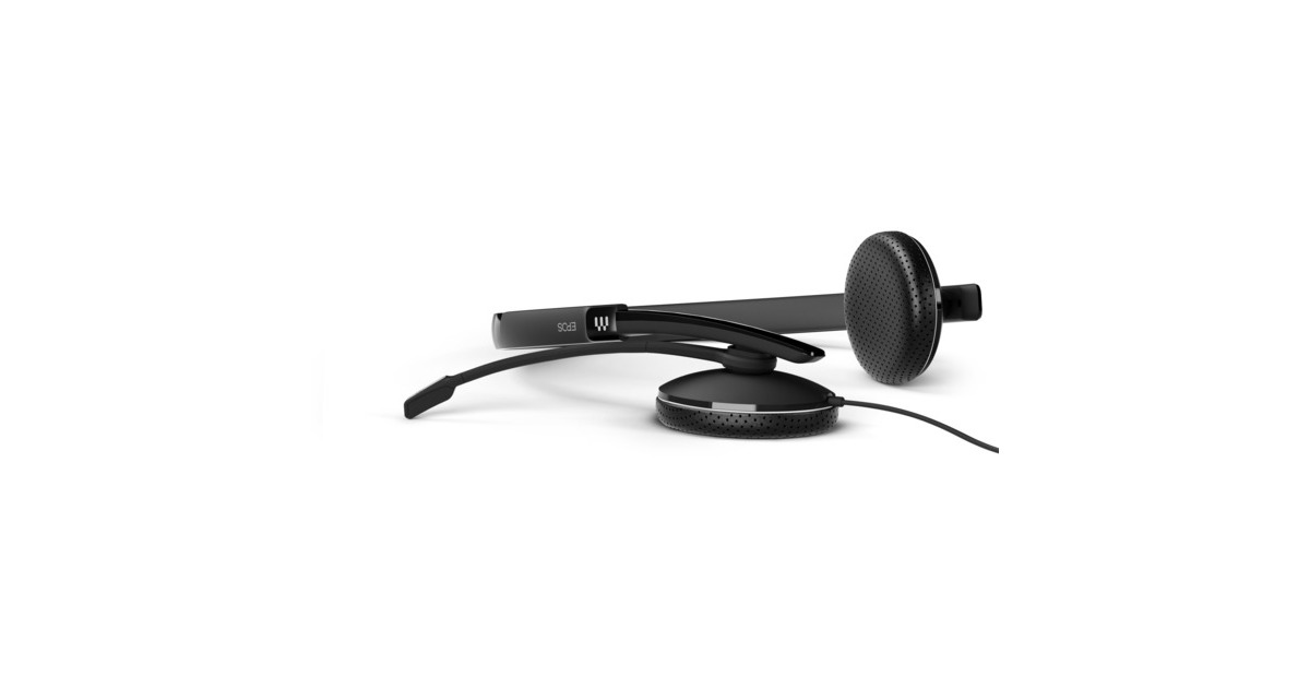 EPOSADAPT 165T USB II on-ear headset  (Zwart)
