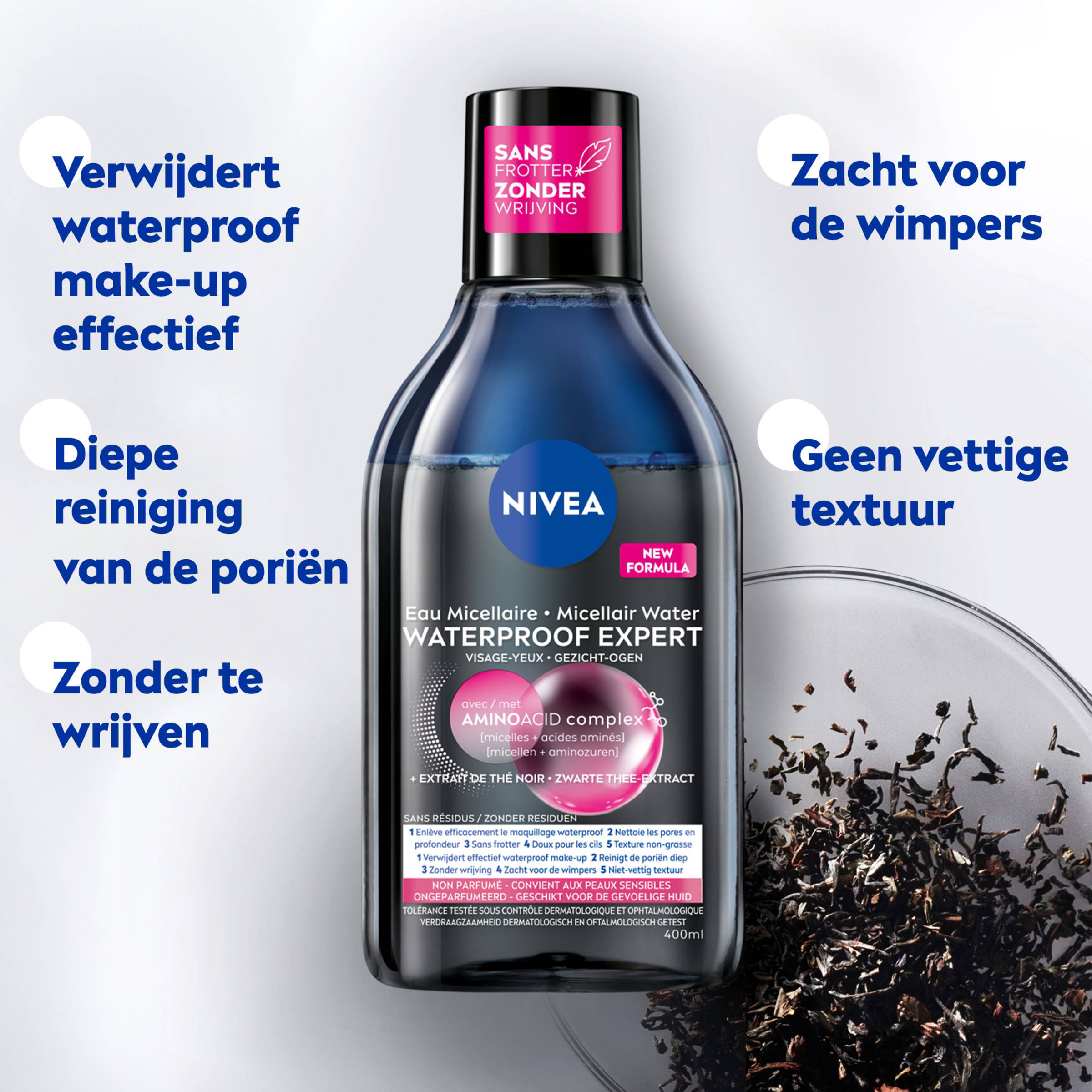 NIVEA Micellair Expert Make-Up Remover Water - 6 x 400 ml