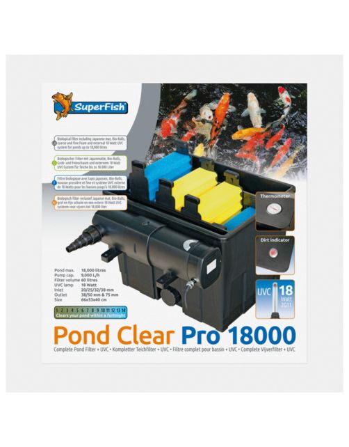 Superfish Pondclear Pro 18000 Uvc - Filters - 18 Watt