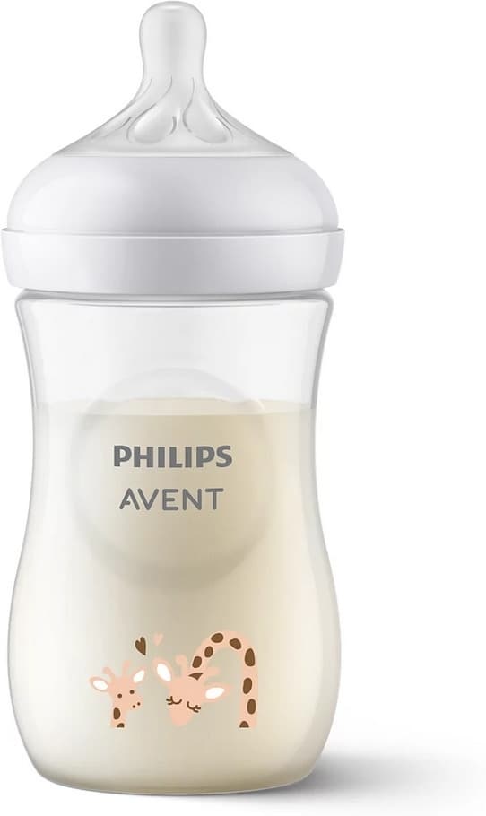 Philips Avent SCY903/66 Natural Response-sutteflaske, 260 ml, giraf