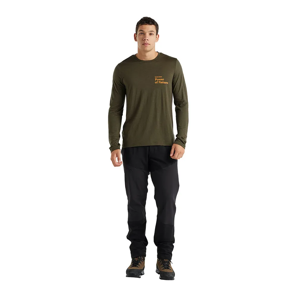 Icebreaker TECH LITE II MERINO - Tee-shirt Homme loden