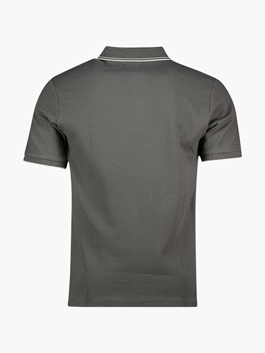 JACK & JONES Polo-Shirt Grau