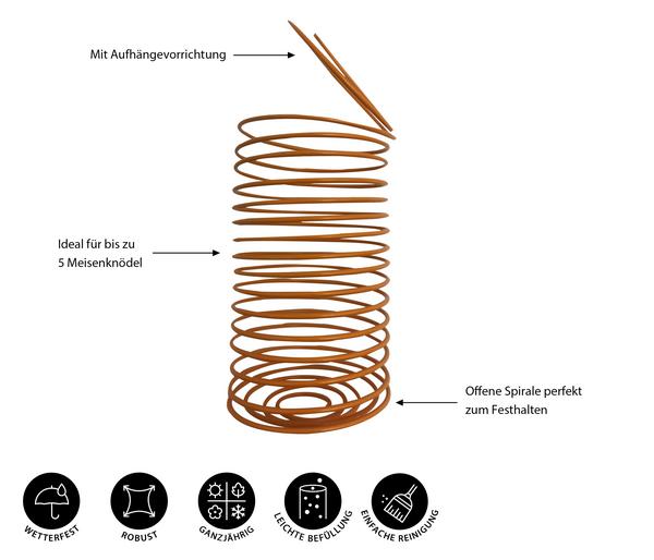 Dehner Natura Premium Futterfeder für