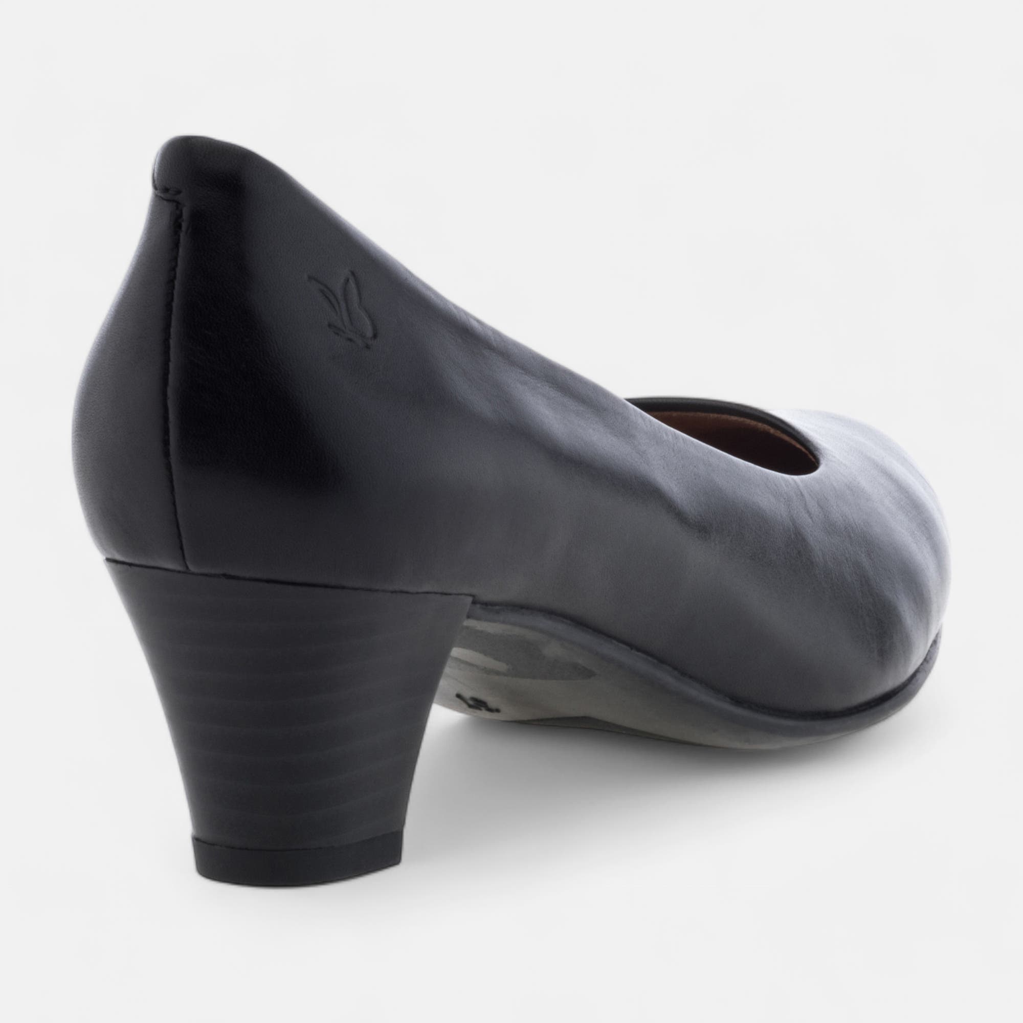 Escarpins Femme en cuir noir