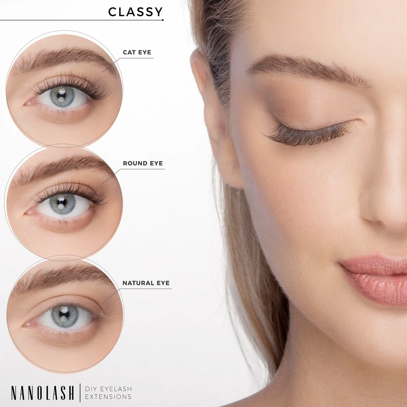 Nanolash DIY Eyelash Extensions Starter Kit - Classy