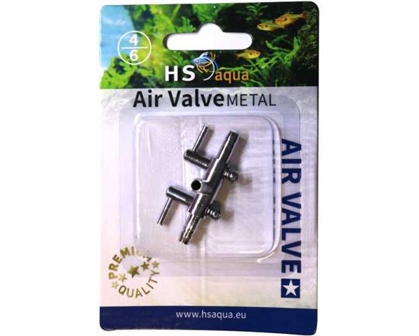 HS Aqua 2-Weg Luchtkraan Metaal 4-6 MM | Beluchting