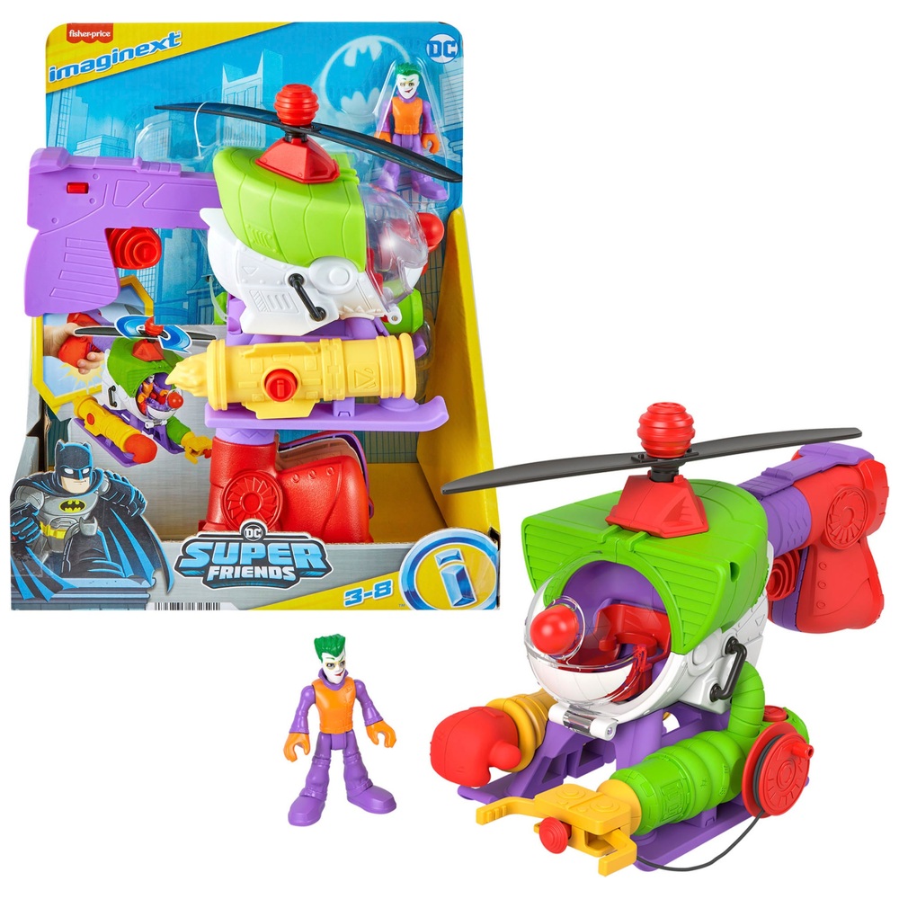Imaginext DC Super Friends Der Joker Robo Copter