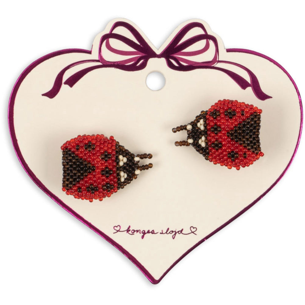 Køb Konges Sløjd Ladybug 2 Pak Ladybug Beaded Hårspænder