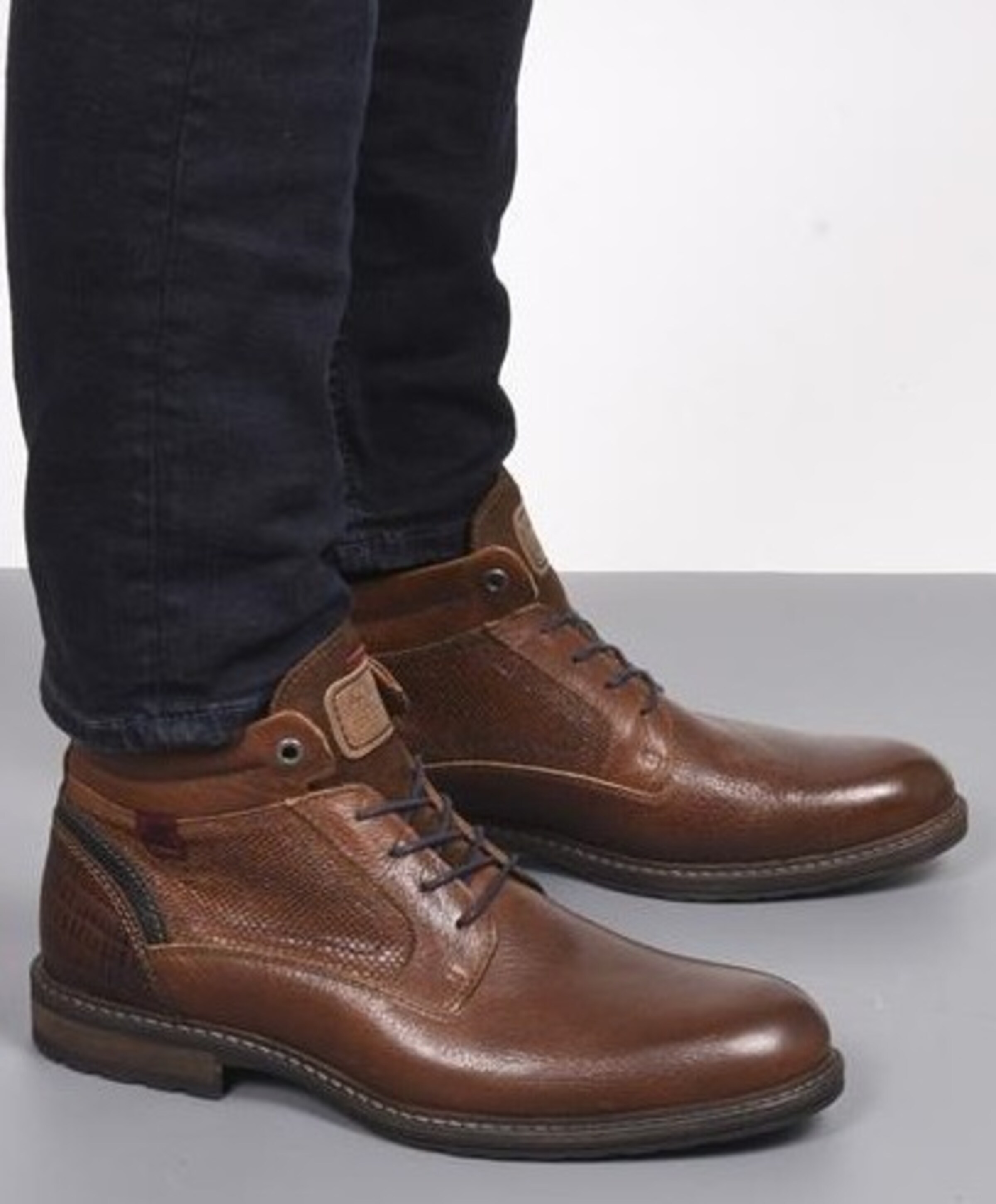 Australian Conley  heren veterboots blauw