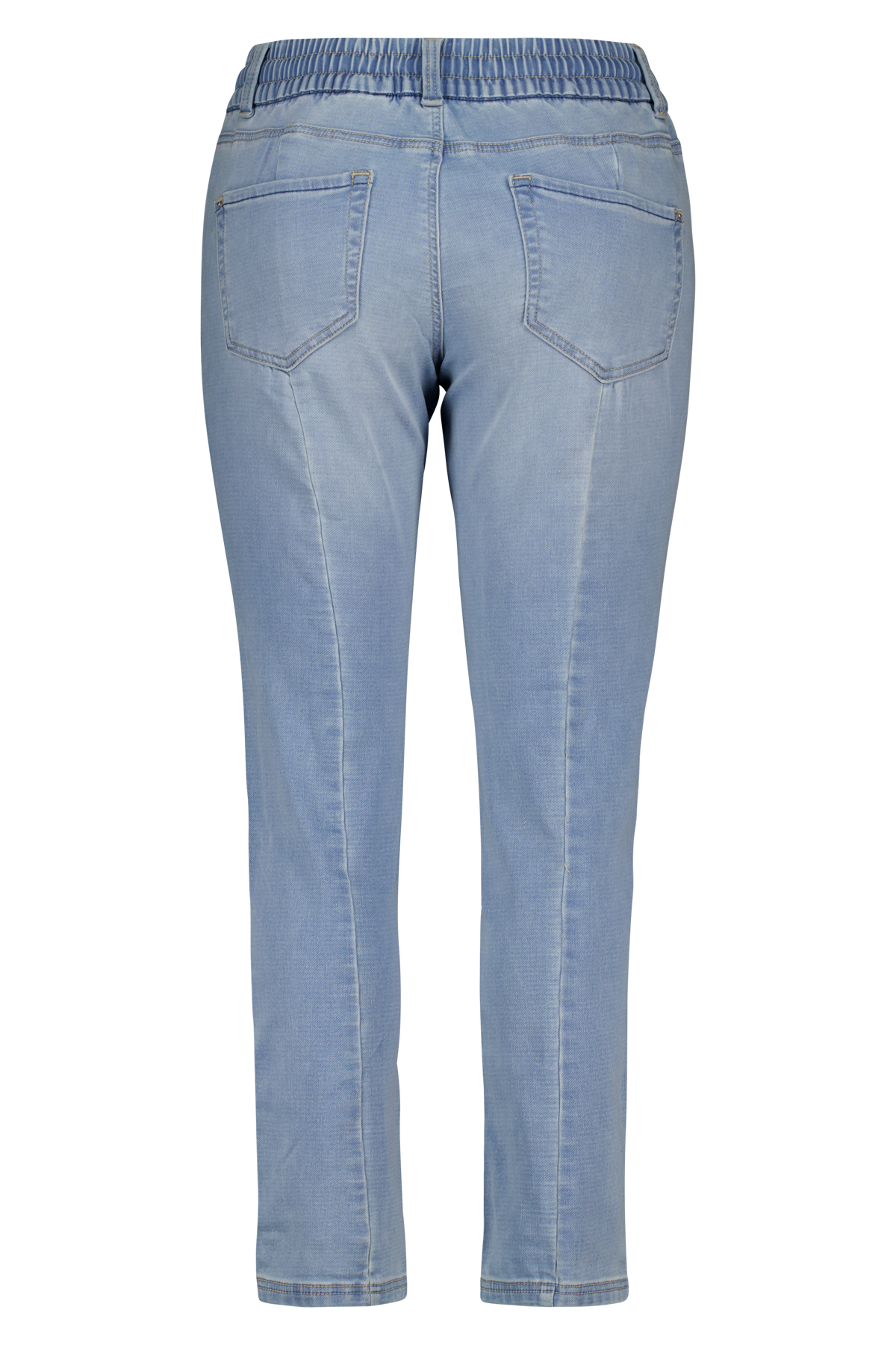 Denim jogger broek Bleached Denim