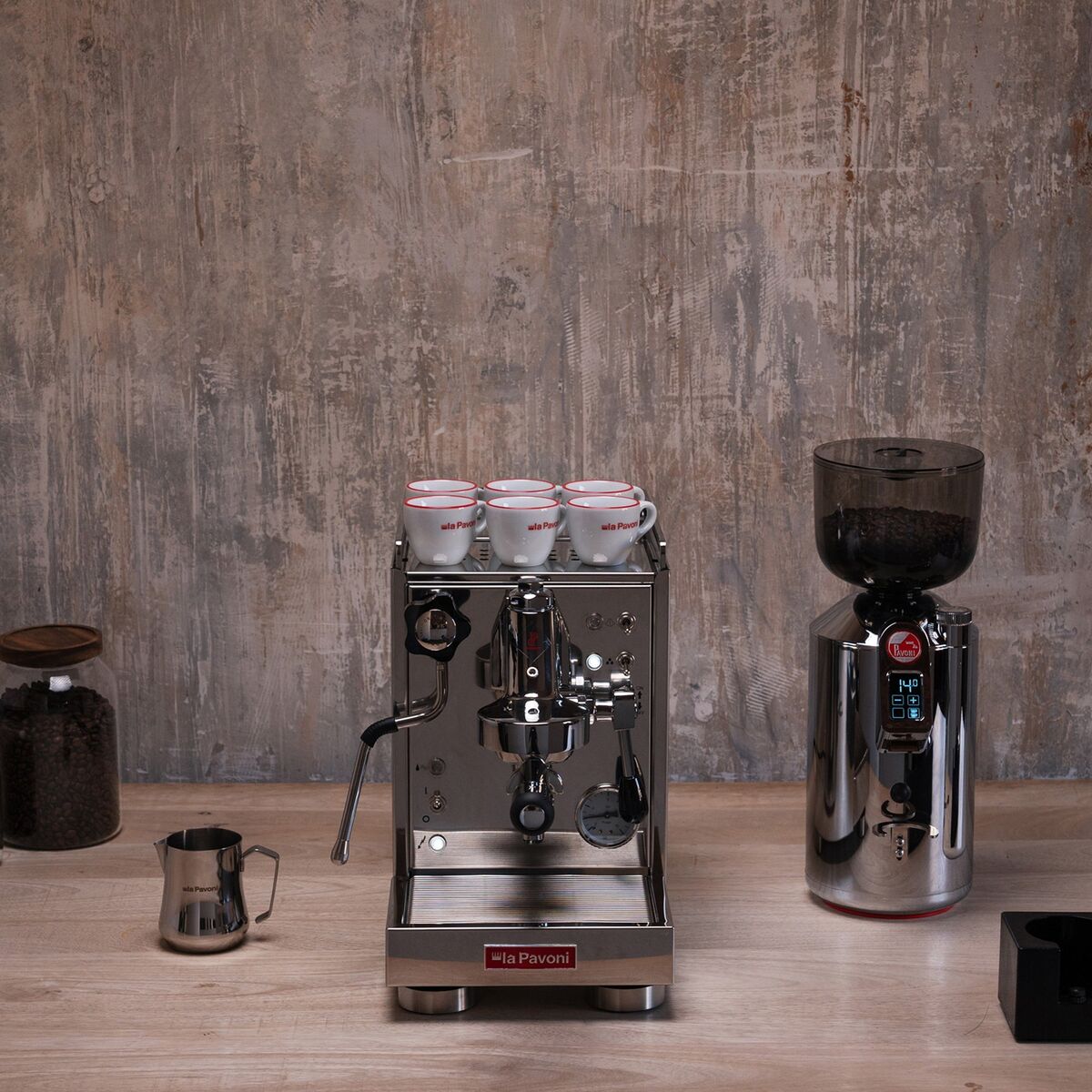 Espressomaskin Cellini Mini, polert stål
