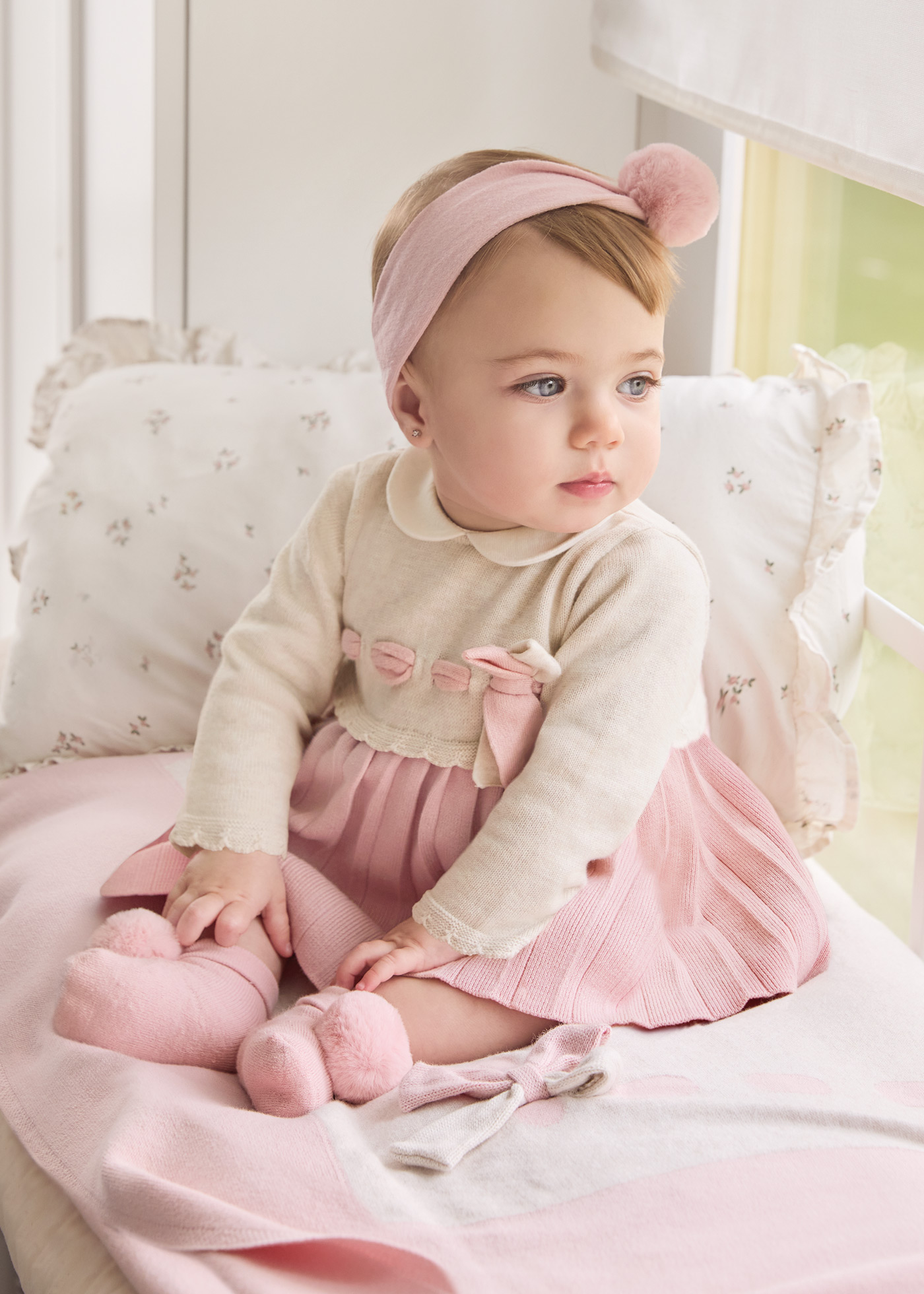 Vestido de malha Better Cotton para recém-nascido