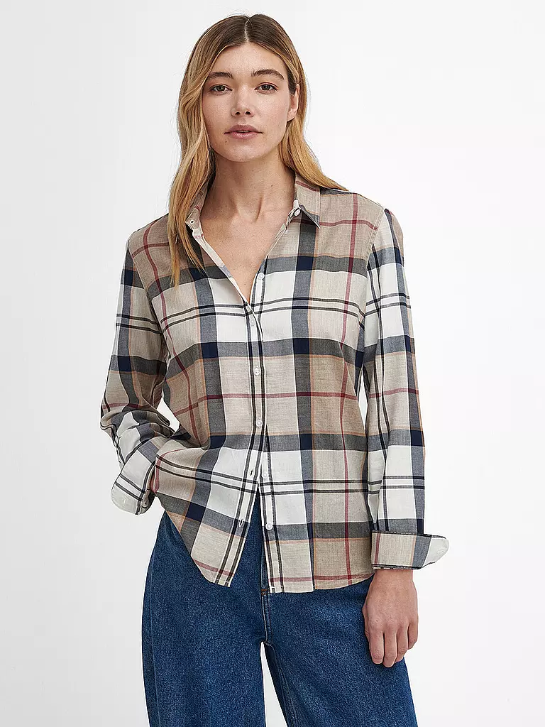 BARBOUR Bluse BREDON beige