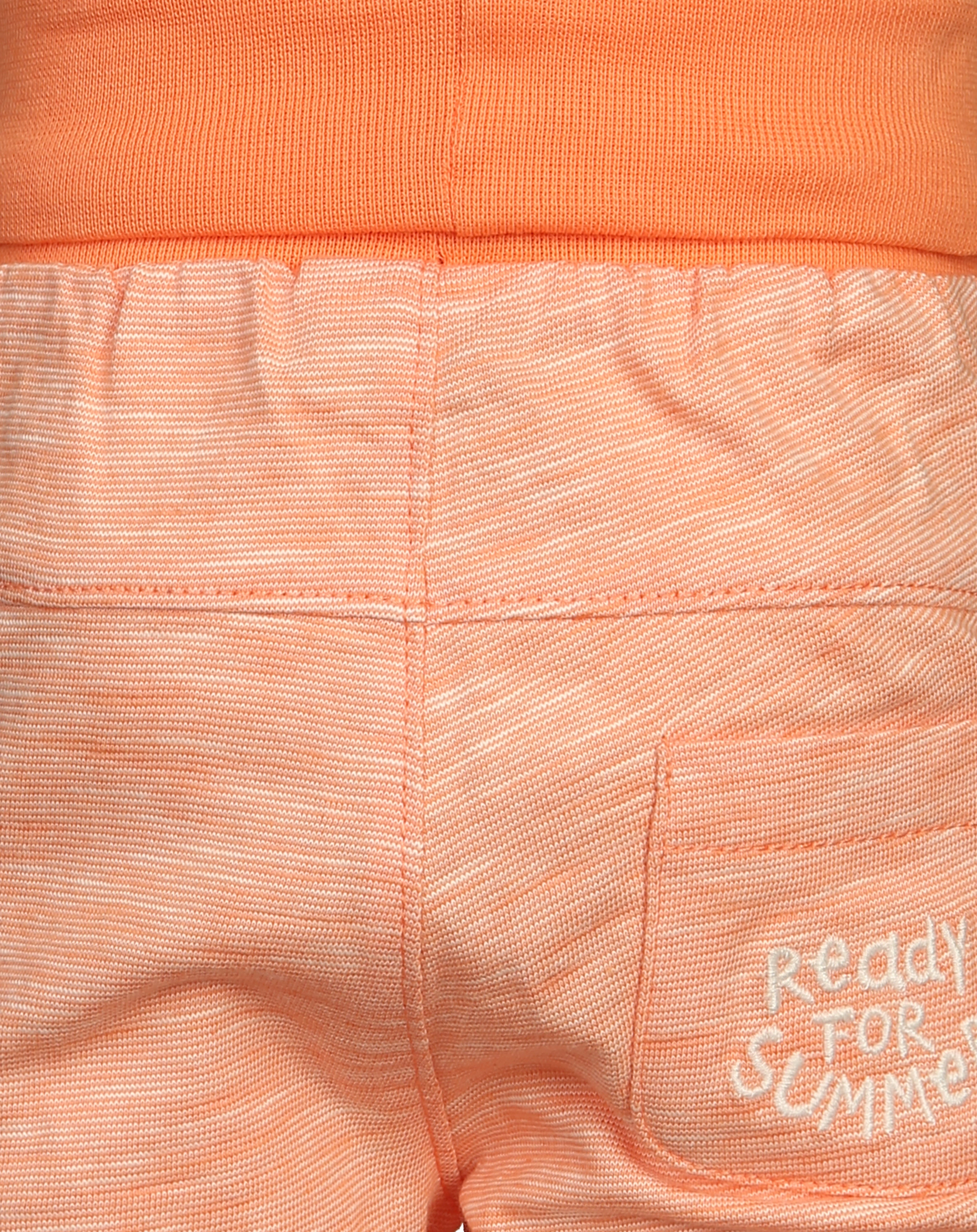 Jersey-Shorts SUMMER STRIPES in orange
