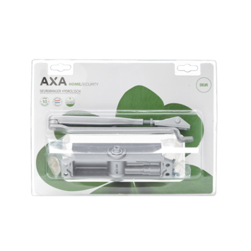 AXA deurdranger met schaararm tot 80kg zilver