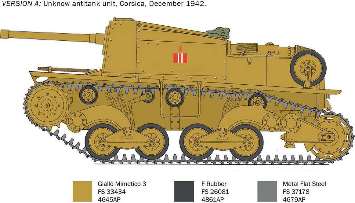 Italeri - Semovente L40 Da 47/32 - 1:35 - 6477S