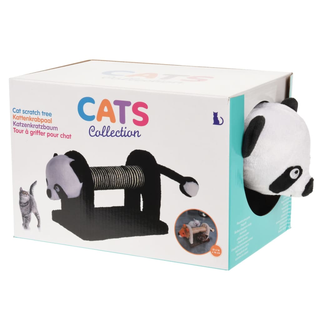 Arranhador para Gatos Panda da Pets Collection, 51x16x16 cm