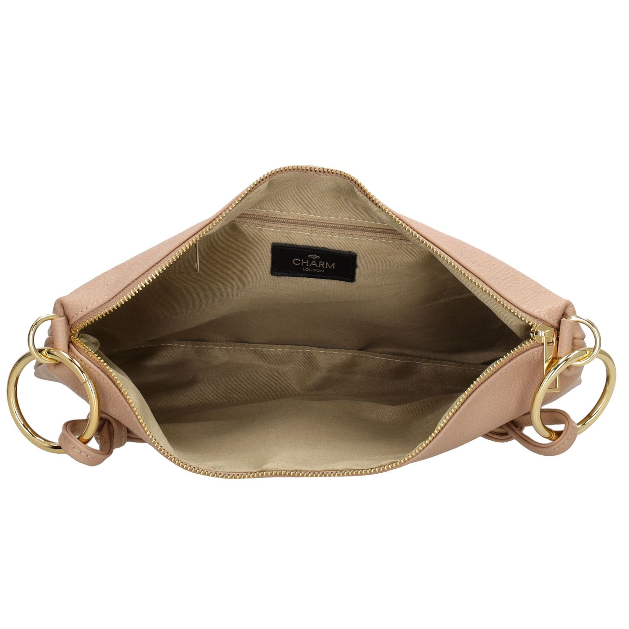 Charm London Anna Hand/ Schoudertas Oudroze