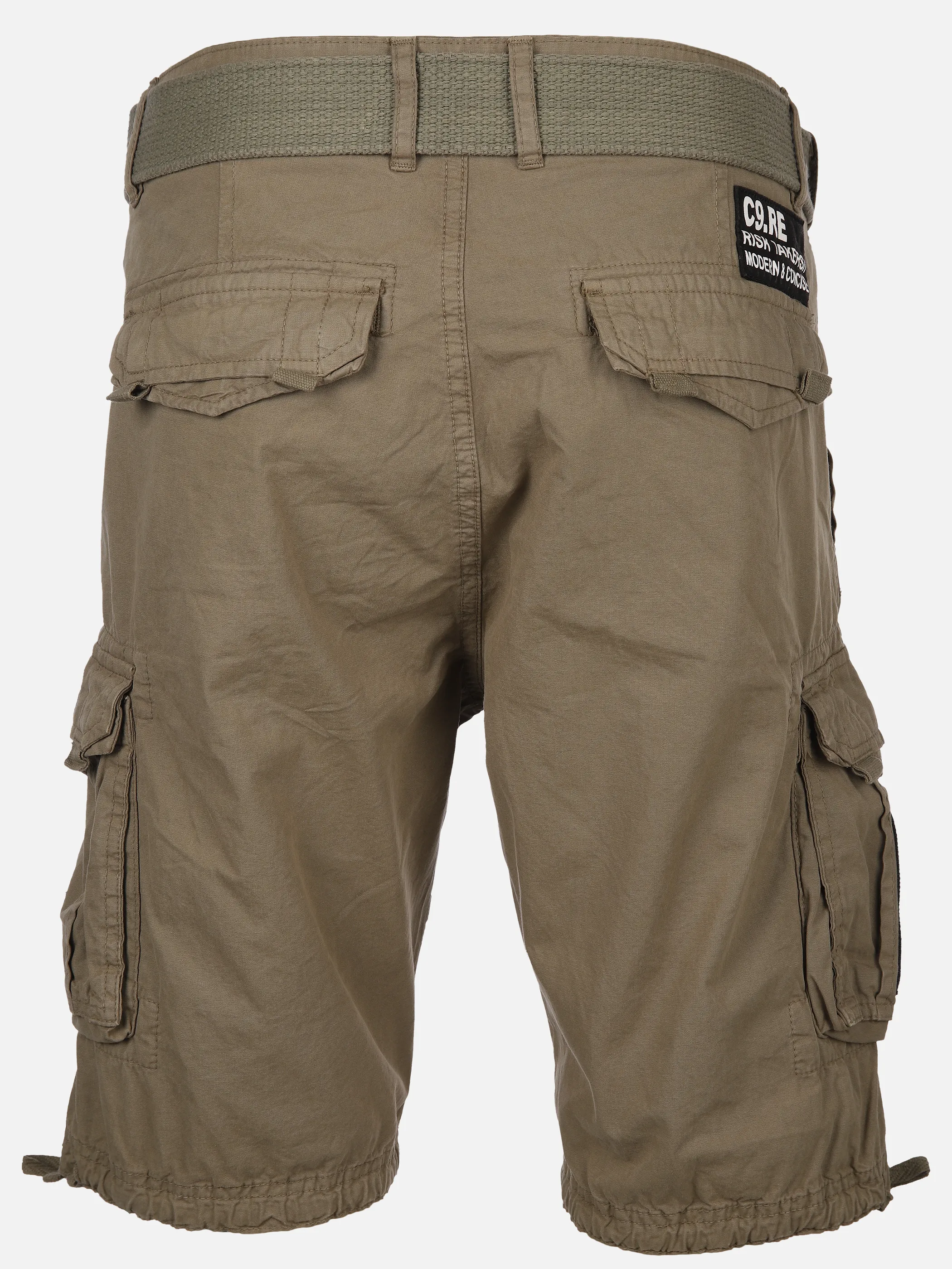Herren Cargo Bermuda mit Gürtel