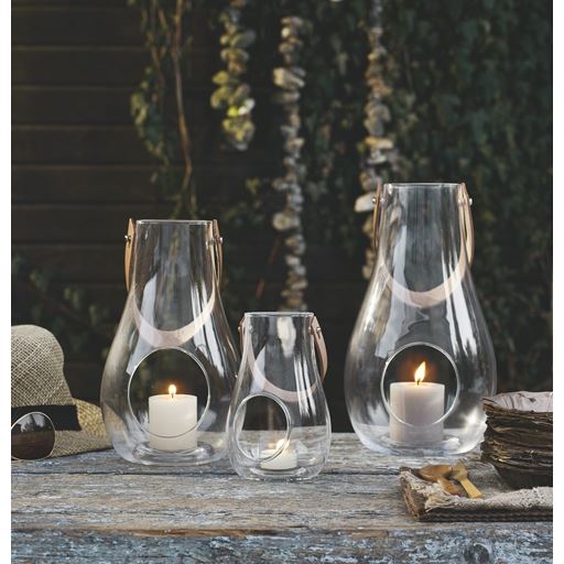 Holmegaard Design With Light Lanterne, Klar, 17x19x17 cm