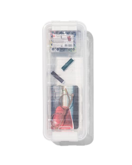 boîte de rangement 3.5L Madrid transparent 38x14x11