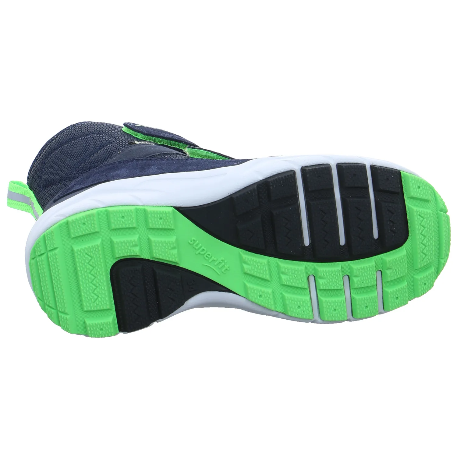 SUPERFIT Jungen- Snowboot Membran Blau Textil  Winterstiefel