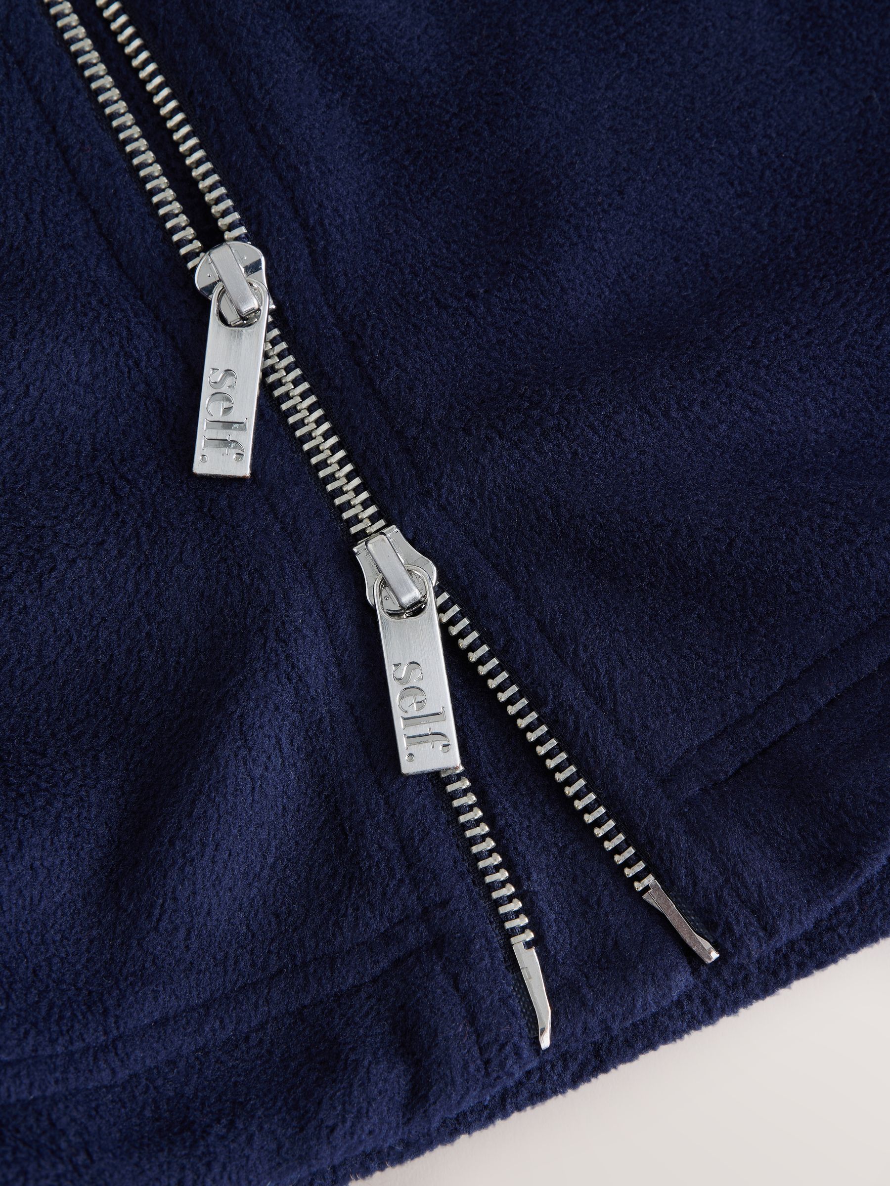 self. Micro Fleece Zip Through Jacket