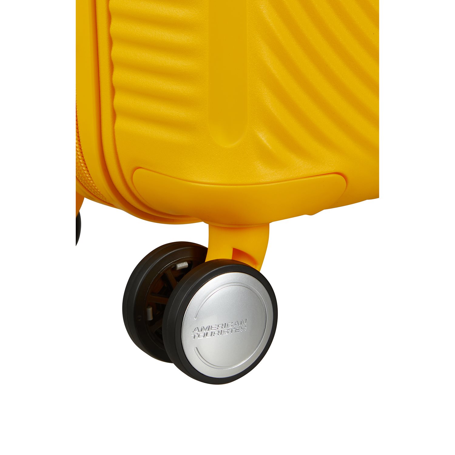American Tourister Soundbox Mini Spinner 47 golden yellow