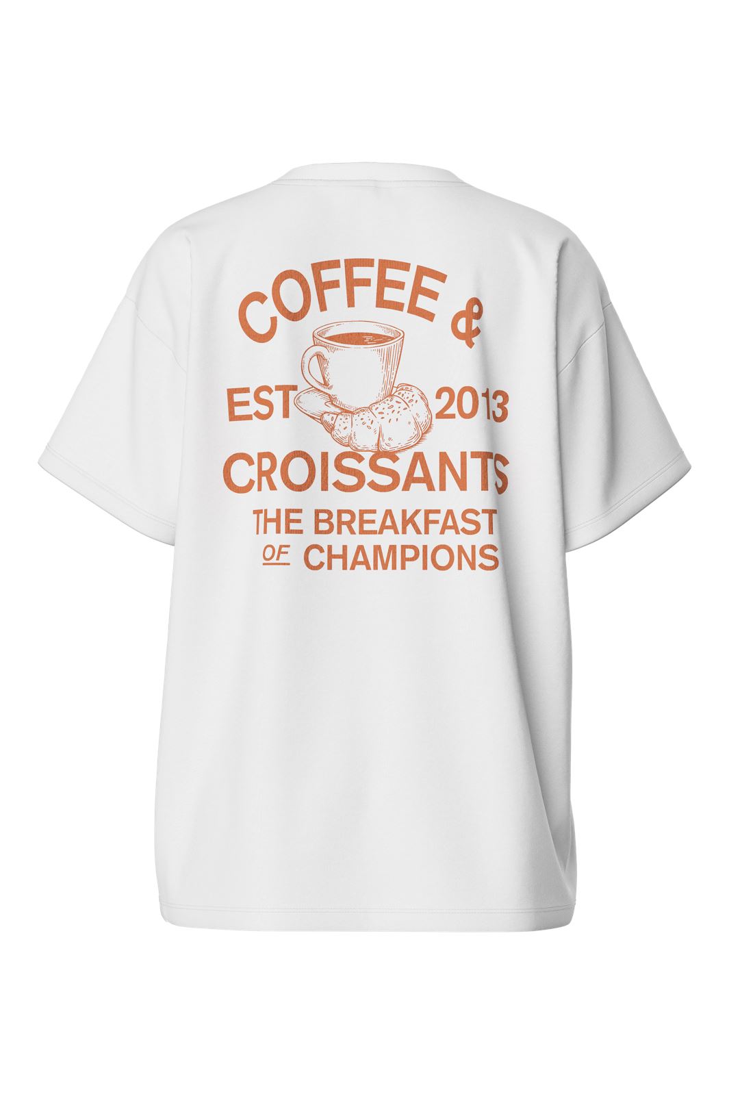 Pieces Pctrixie Ss O-Neck Oversized Tee 4719036 bright white sunburn croissant