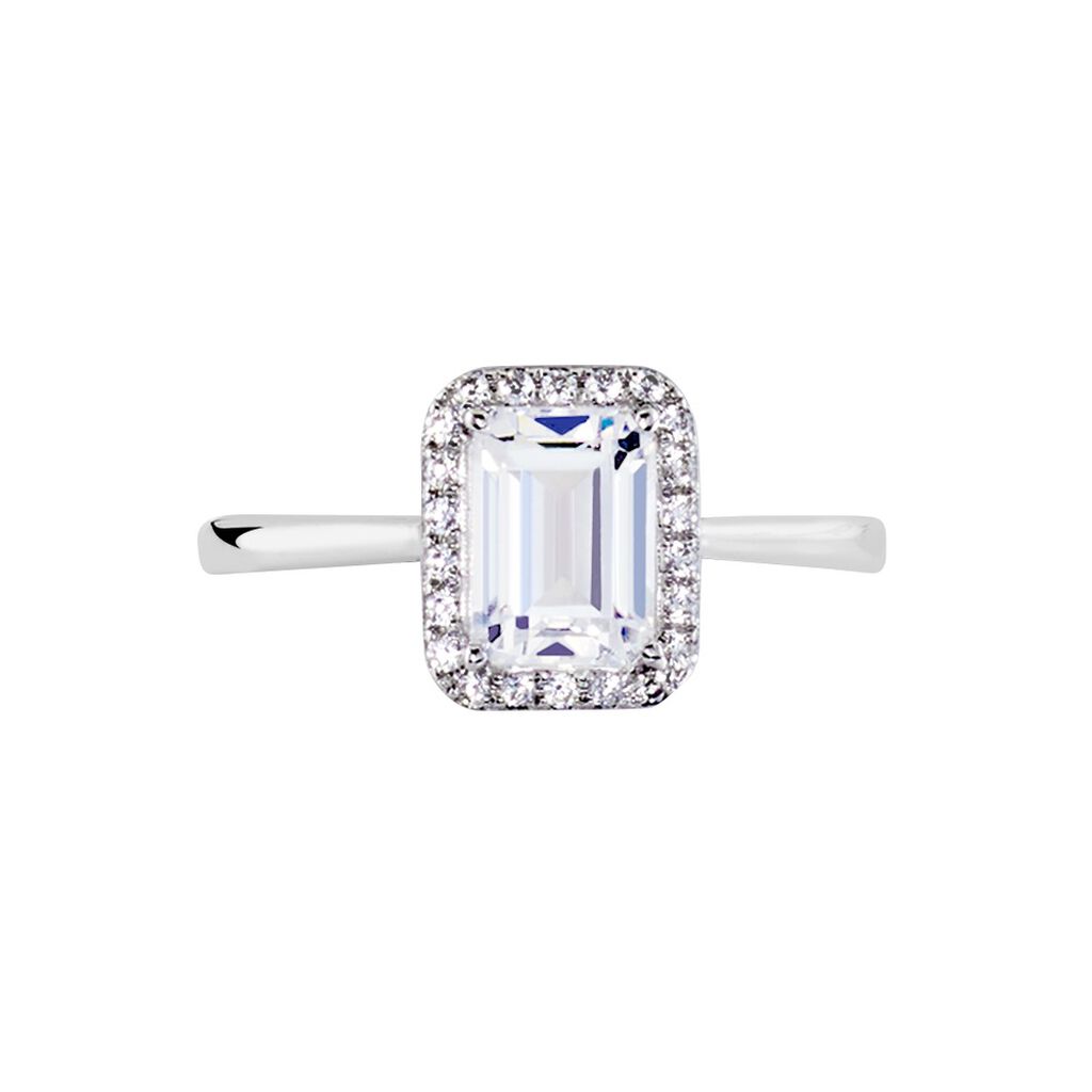 Bague Or Blanc Goulven Oxyde De Zirconium