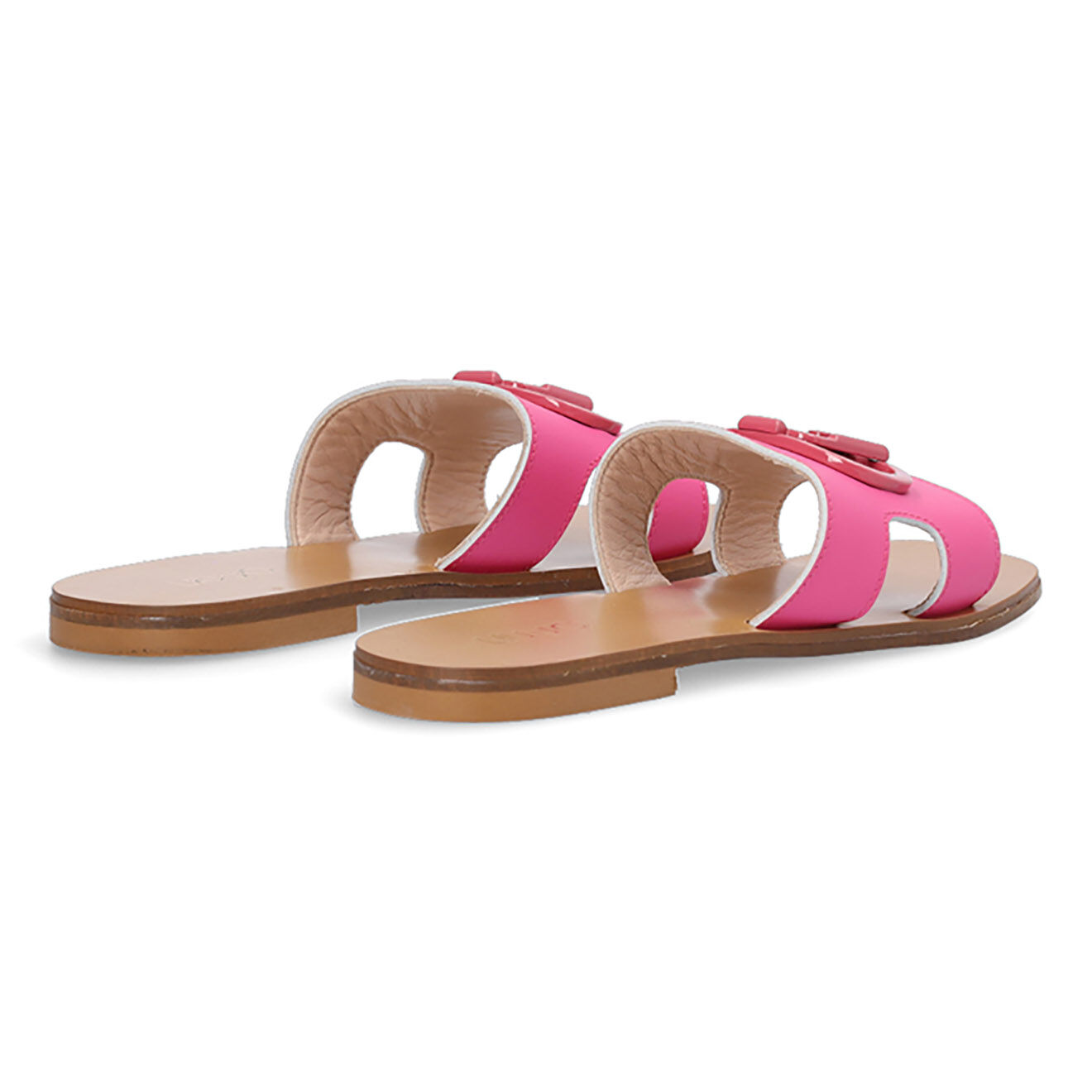 Liu-Jo Mules en Cuir Elia roses