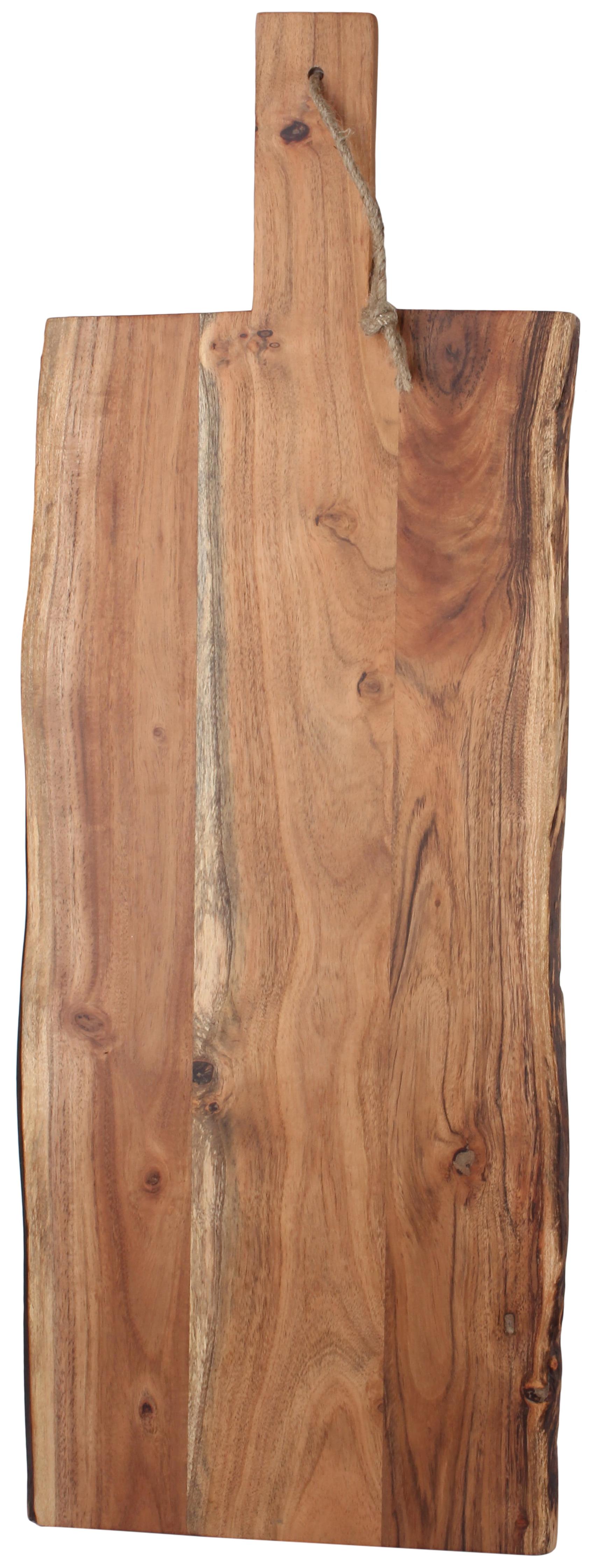 PLANCHE PRESENTATION ACACIA NATUREL AVEC POIGNEE 80X29CM