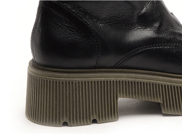 Mjus boots bottine plates femme p83203 noir