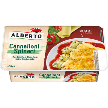 Alberto Vriesvers Canneloni Spinazie Kaas 400g
