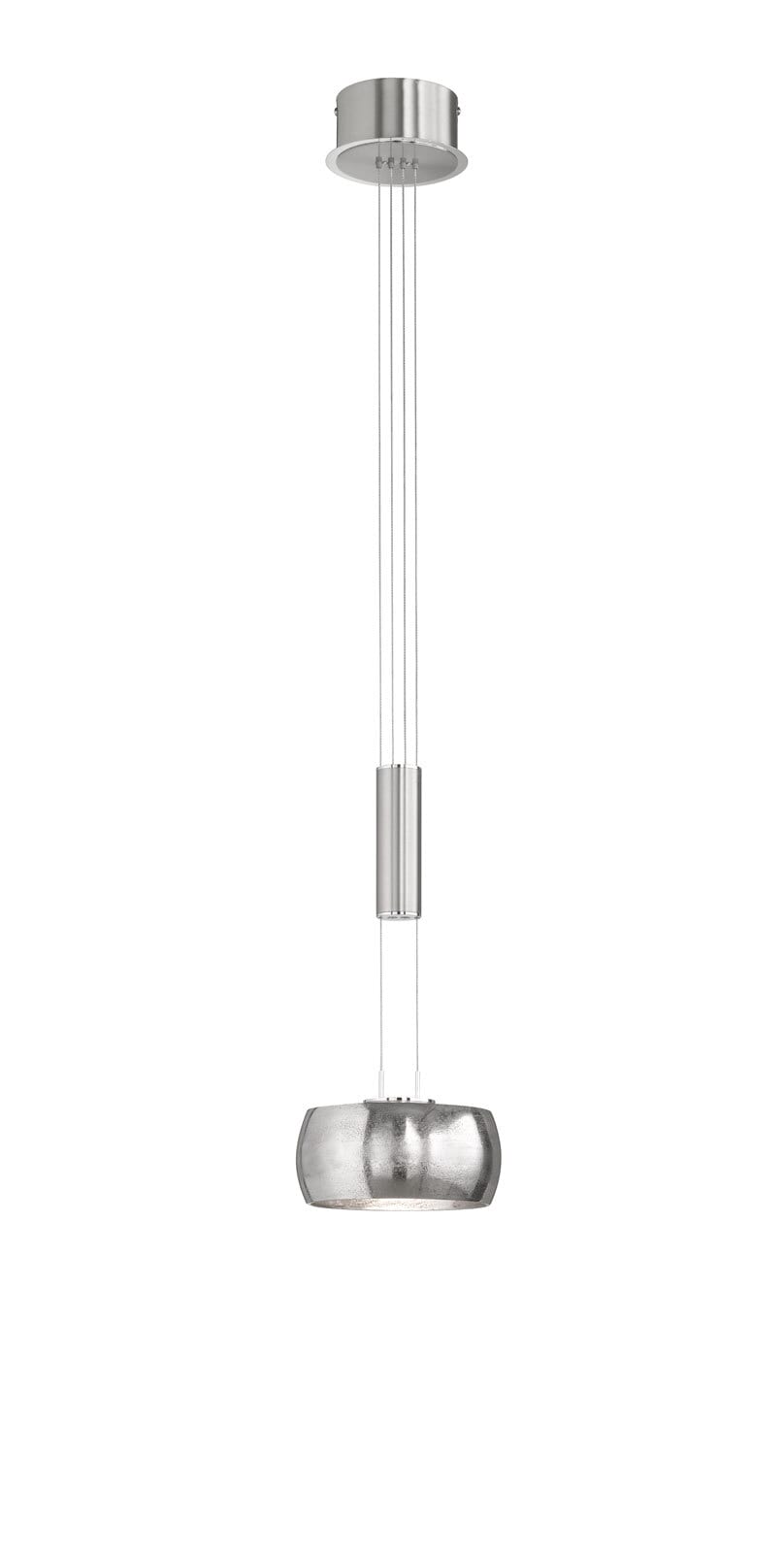 FISCHER & HONSEL LED Pendelleuchte COLETTE antik nickelfarbig