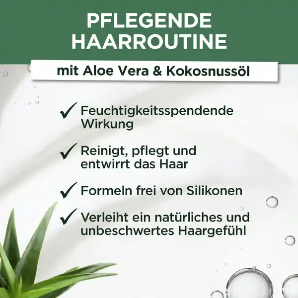 Shampoo Hair Food Aloe Vera Feuchtigkeitsspendend Normales- Trockenes Haar